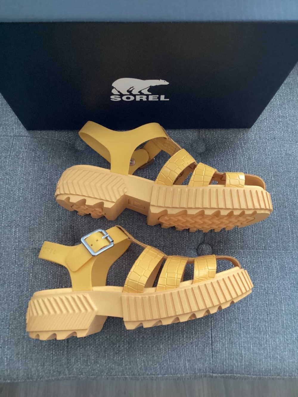 SOREL Ona Streetworks Platform Fisherman Sandal (Women) 8.5 M - Picture 4 of 12